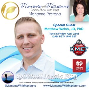  Interview on Moments with Marianne radio show 