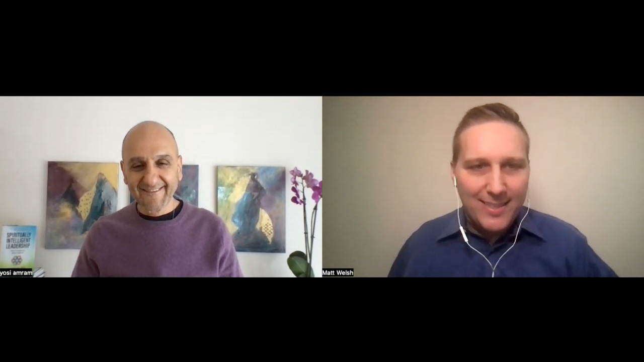 Interview with Dr. Yosi Amram, author of "Spiritually Intelligent Leadership: How to Inspire by Being Inspired"